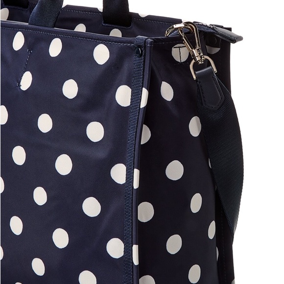 Kate Spade Sunshine Dot Printed Fabric Large Work Laptop Lightweight Tote - Picture 7 of 7